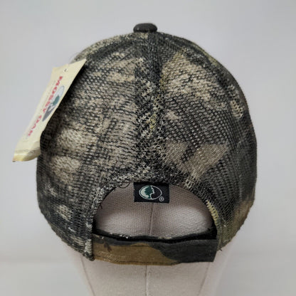 RK Oil LLC Strapback Trucker Hat Camouflage OSFM Adjustable Mesh Back W/Tags