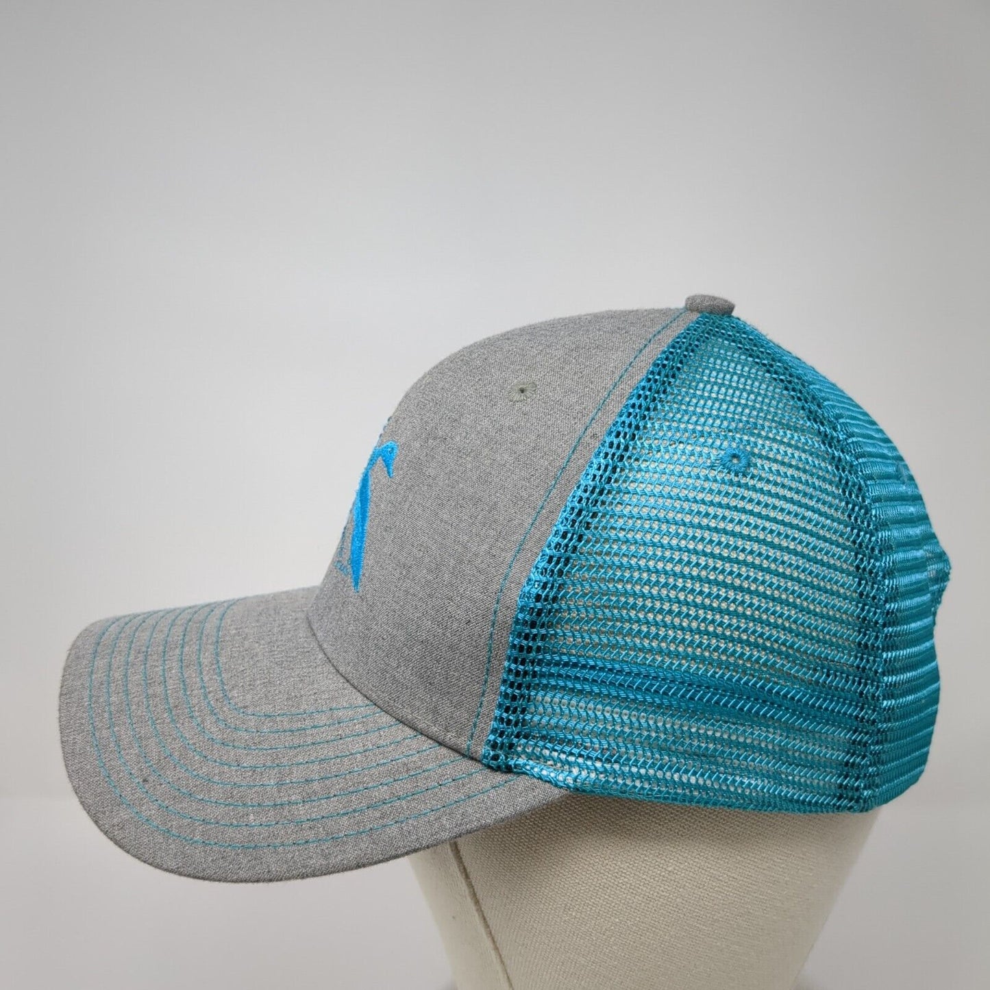 Cal Waterfowl Strapback Trucker Hat Multi One Size Mesh Back Rhinestone