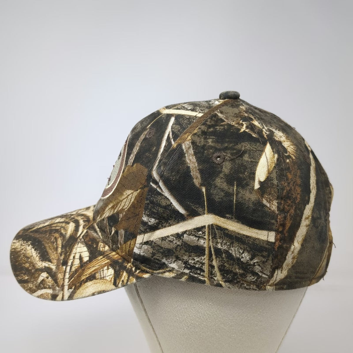 Chalmers & Kubeck 1950 Baseball Cap Brown Green Camo One Size Strapback Hat