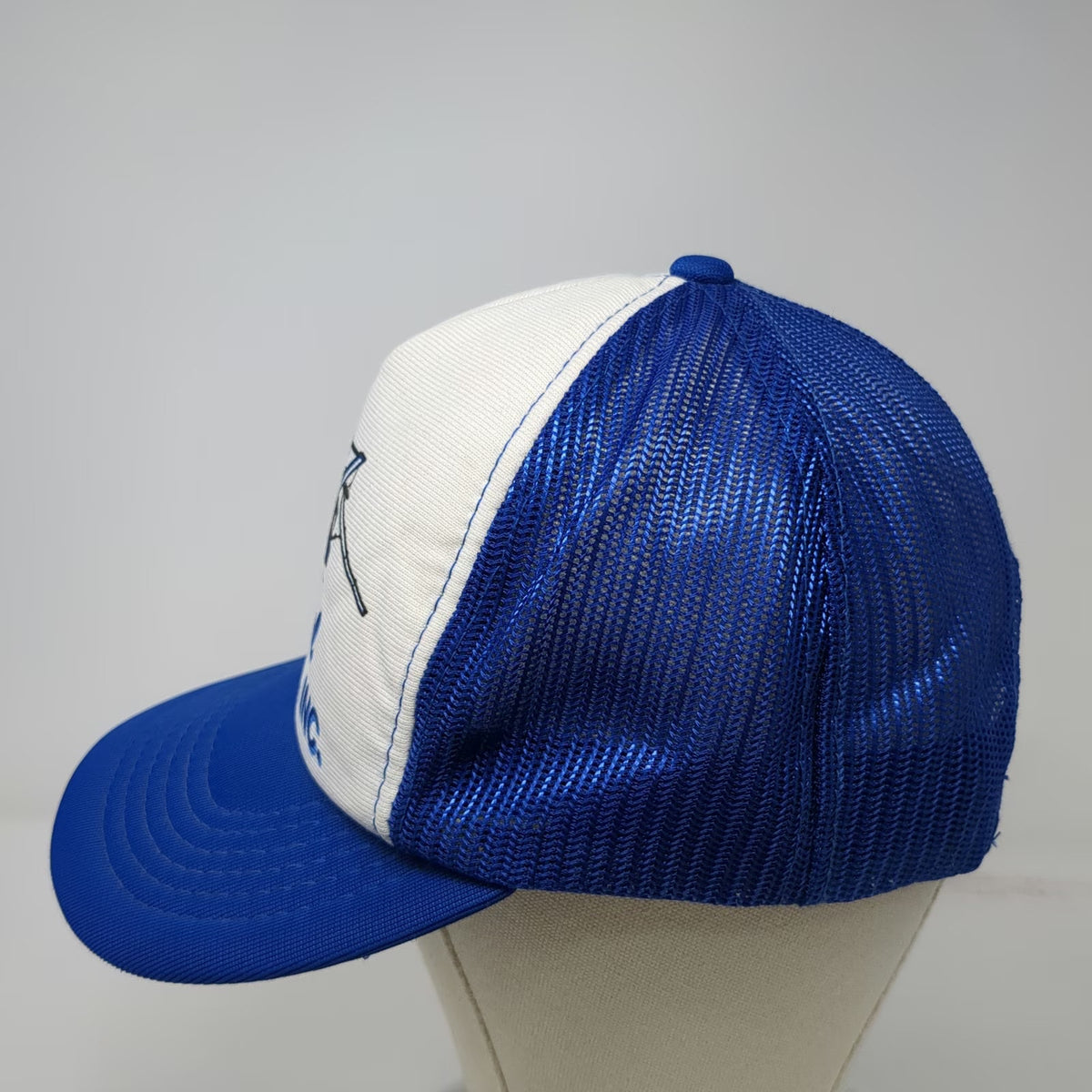 Young An Trucker Hat Blue One Size Colonial Concrete Inc Mixer Truck Graphic