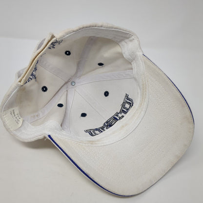 UBU And I'll Be Me Strapback Hat White One Size Adjustable Embroidered