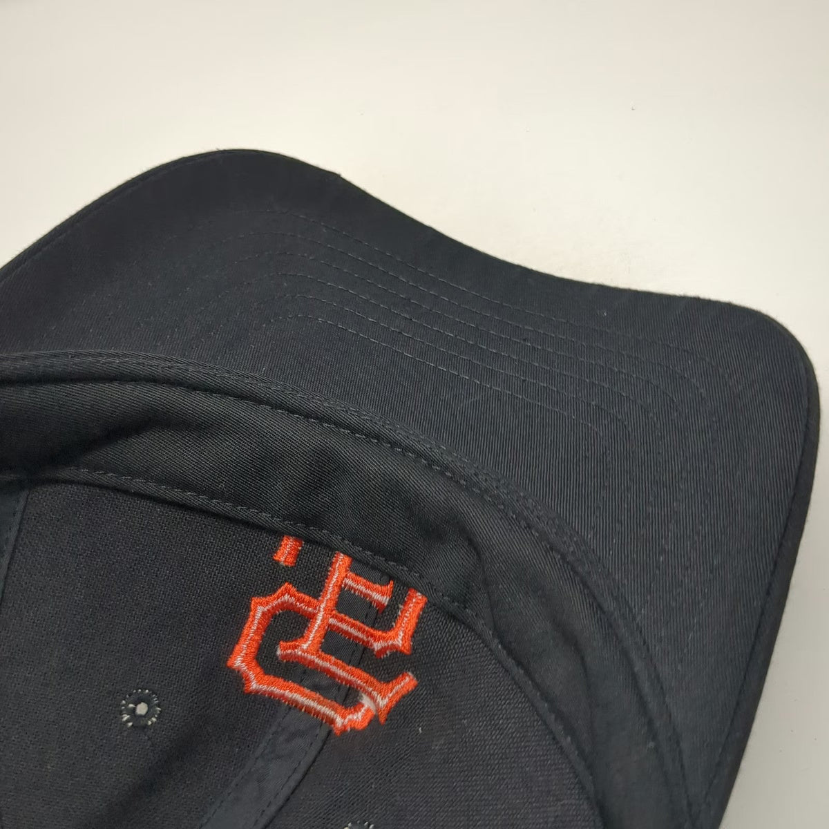 San Francisco Giants MLB Twins Enterprise Snapback Hat Black Orange Size S SF