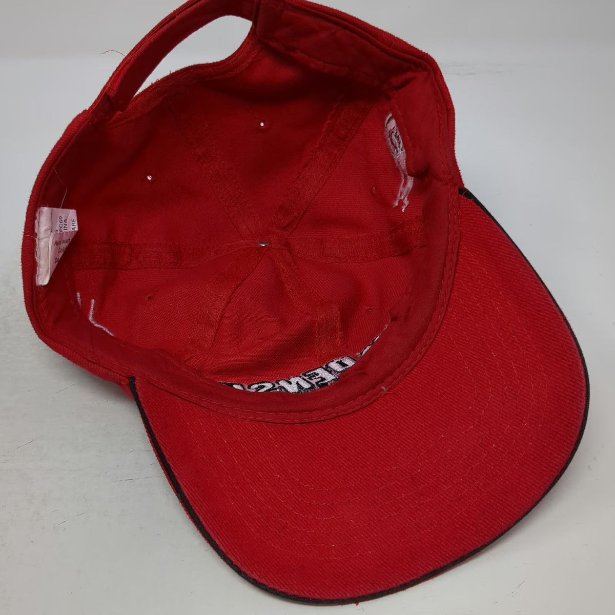 Team Penske Red Baseball Cap Hat One Size Strapback Embroidered Racing Signature