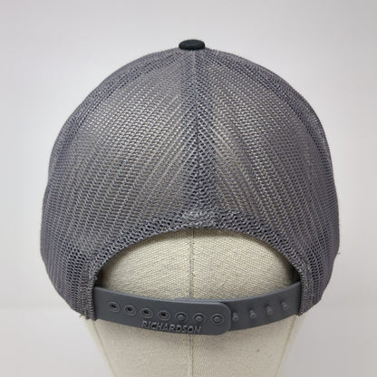 NB Snapback Mesh Back Trucker Hat Black Small Embroidered Adjustable