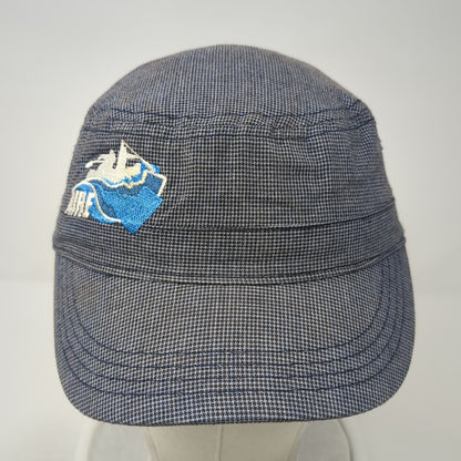 AIRE Strapback Cadet Army Cap Hat Blue One Size Adjustable District
