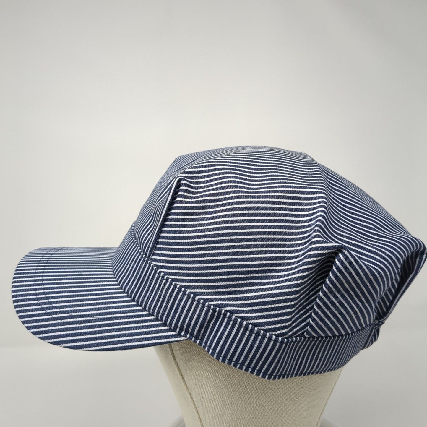 Army Crew Unlimited Railroad Train Conductor Hat Multi One Size Stretch Stripe