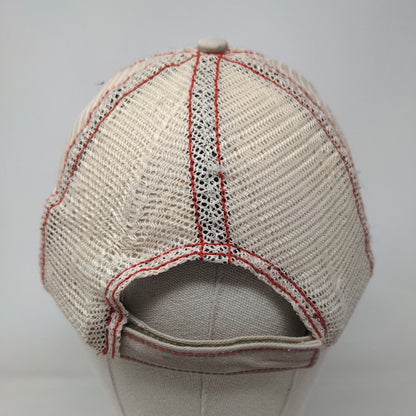 Luke Kick The Dust Up Strapback Mesh Back Trucker Hat Tan One Size