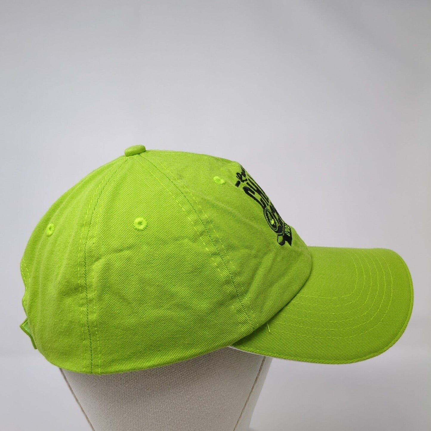 Lowell School Spare Change Drive Strapback Hat Green OSFA Embroidered