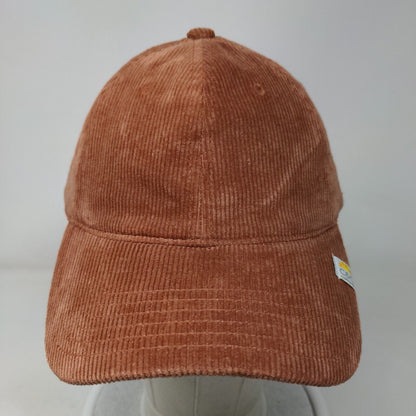 C&C California Strapback Hat Brown One Size Corduroy Adjustable 6 Panel