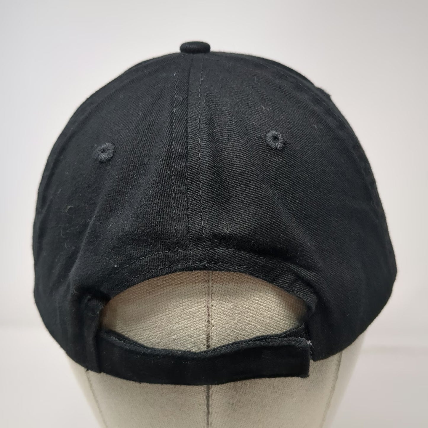 Pizza Hut Baseball Cap Black One Size Strapback Cotton Embroidered 6 Panel Hat