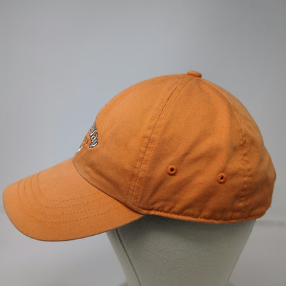 Callaway Baseball Cap Orange One Size Embroidered Golf Logo Slideback Strap Hat