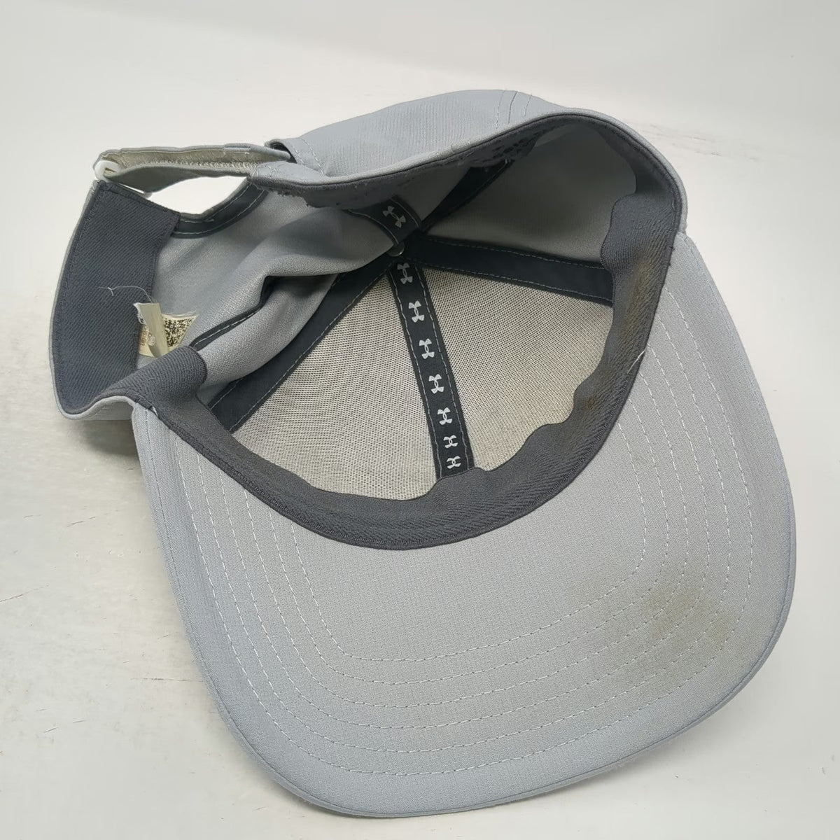 Under Armour Baseball Cap Gray Blue One Size USA Eagle Shield Strapback Hat