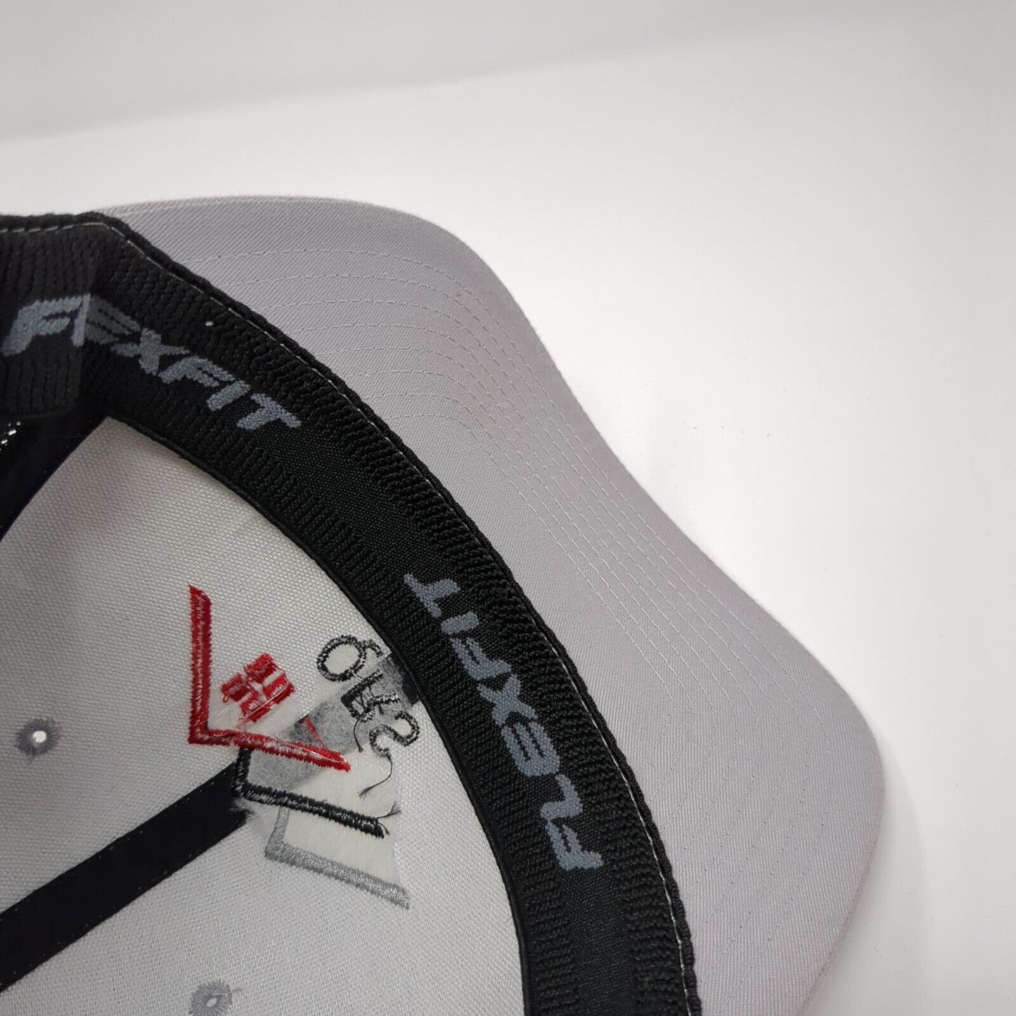 QRS Quality Restoration Services Fitted Trucker Hat Gray S/M Port Authority