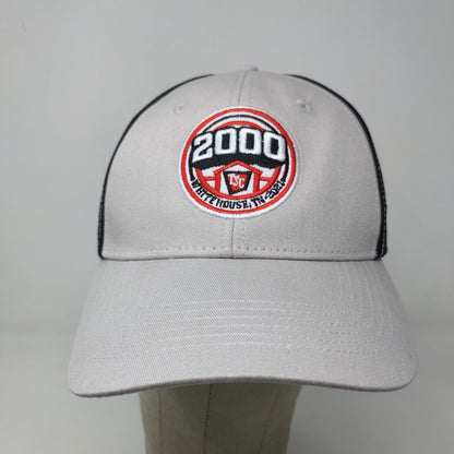 Tractor Supply Co Men's Strapback Mesh Back Hat Gray Embroidered 2000 Logo