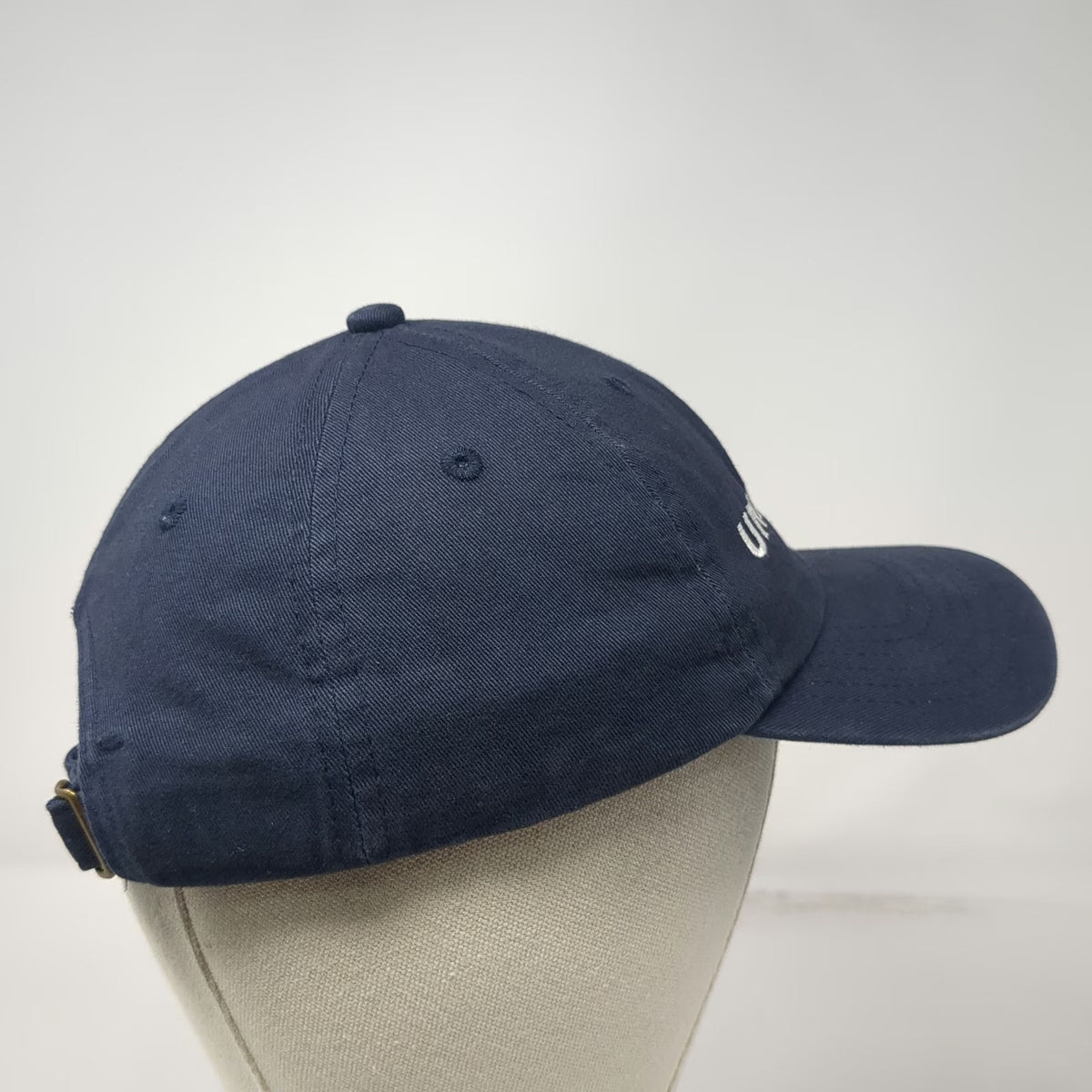 K-CIG Baseball Cap Blue One Size United Airlines Logo Embroidered Cotton Hat