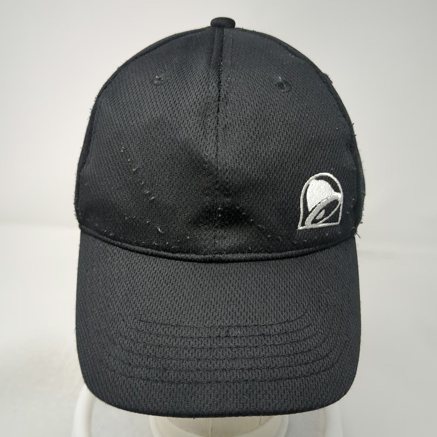 Taco Bell Snapback Hat Black One Size Embroidered Logo Polyester Performance Cap