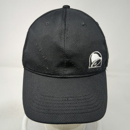 Taco Bell Snapback Hat Black One Size Embroidered Logo Polyester Performance Cap