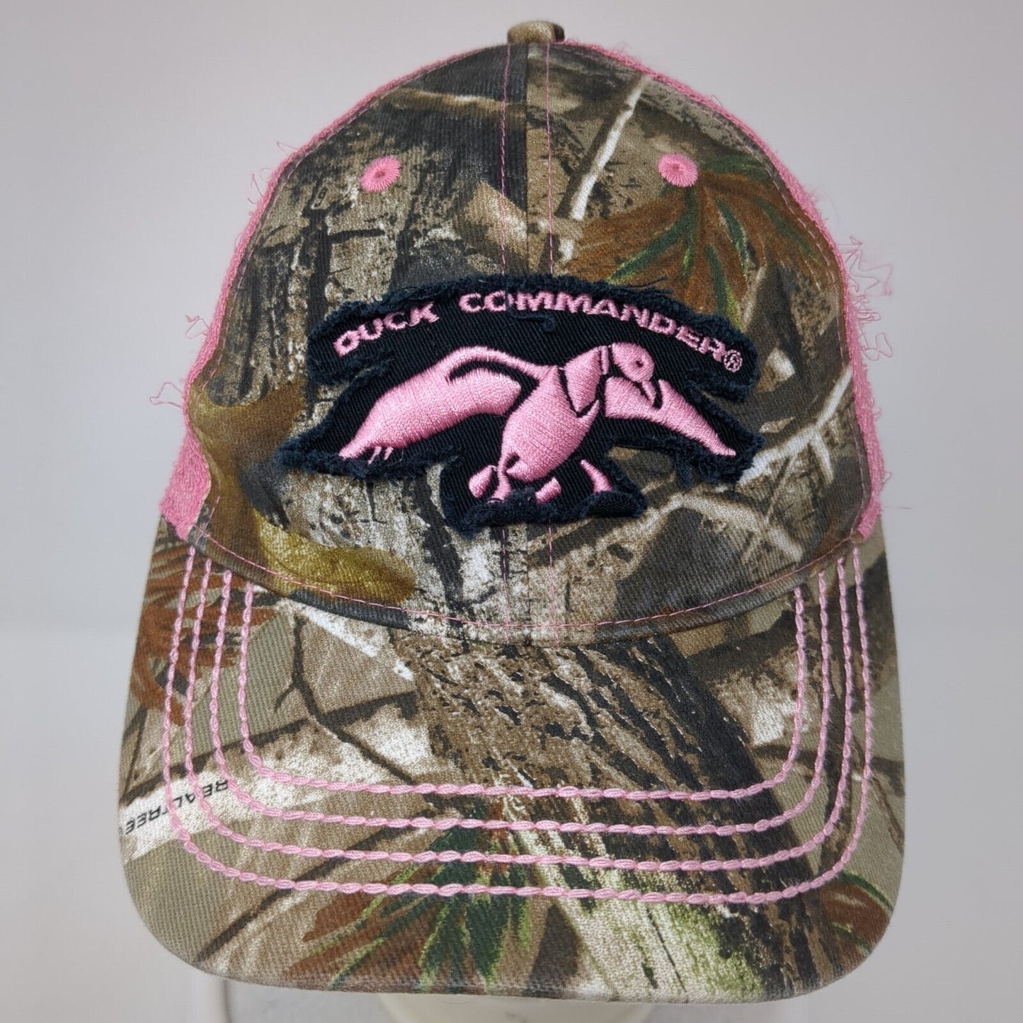 Duck Commander Strapback Mesh Back Trucker Hat Camo One Size Adjustable