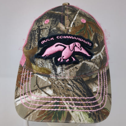 Duck Commander Strapback Mesh Back Trucker Hat Camo One Size Adjustable