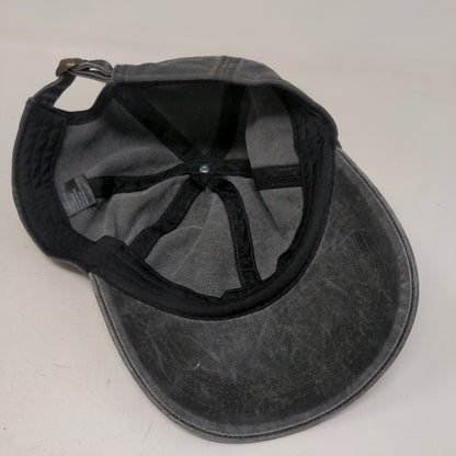 Unbranded Slideback Hat Gray OSFM Solid Adjustable Blank 6 Panel
