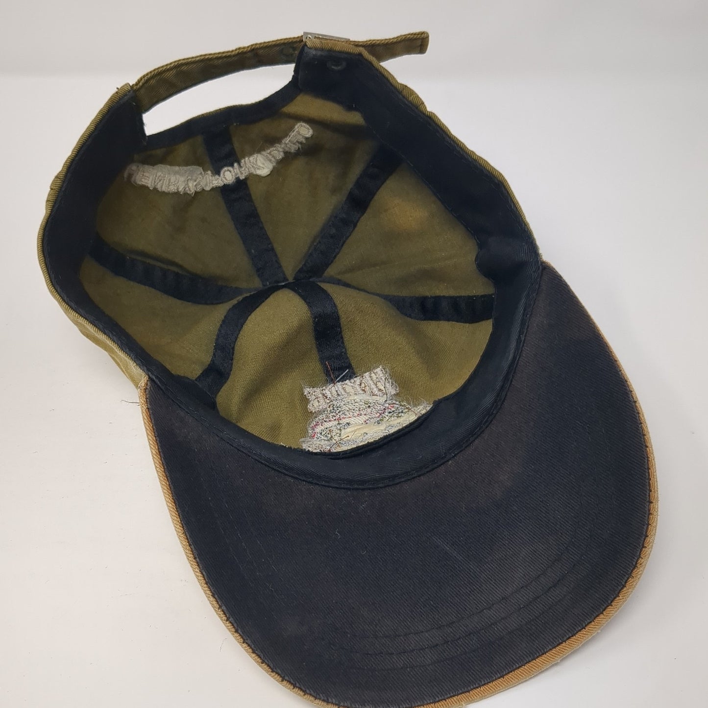 Hyde Outfitters Slideback Baseball Cap Brown One Size Adjustable Embroidered