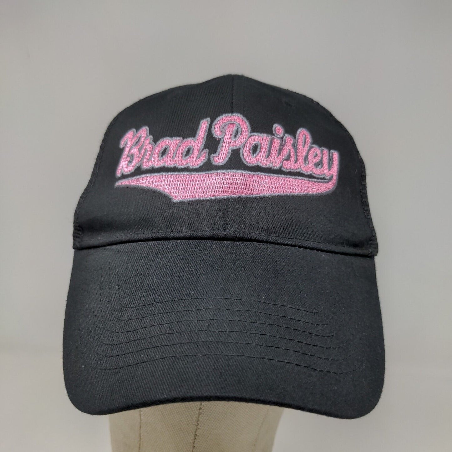 Big X Women's Snapback Mesh Back Hat Black Brad Paisley Embroidered Logo