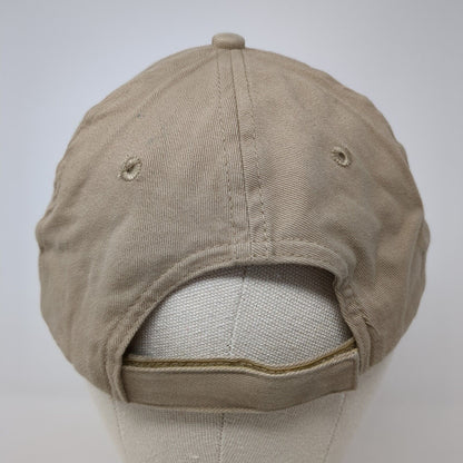 Boise Mattress Strapback Hat Tan One Size Adjustable Embroidered KC