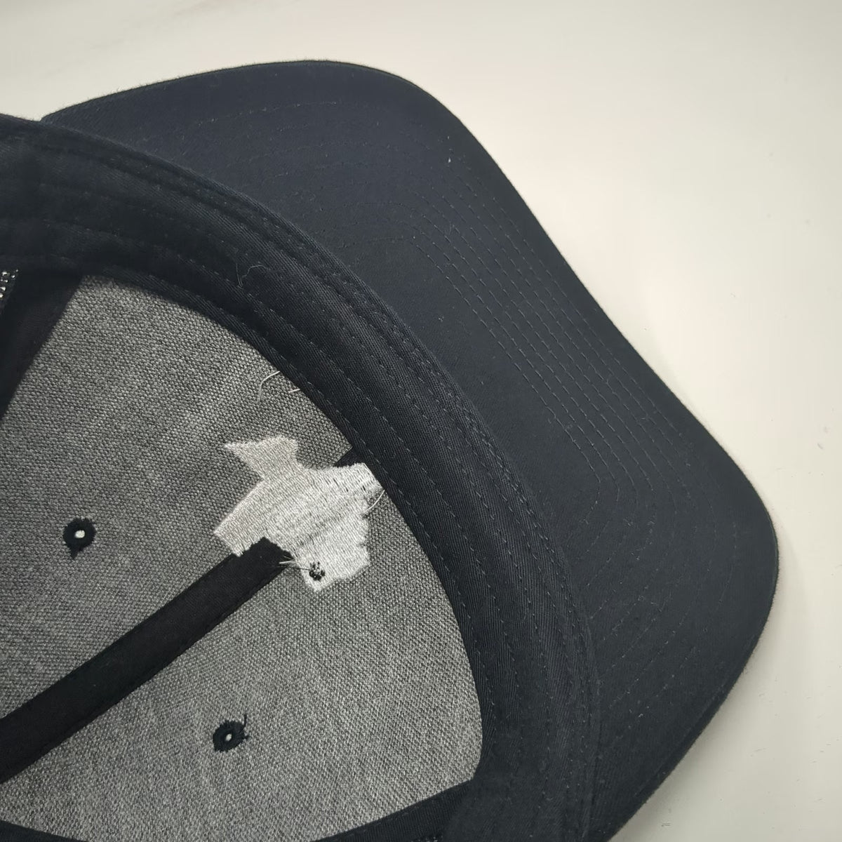 Richardson Trucker Hat Black OSFM Mt. Pleasant TX Texas Embroidered Mesh Back