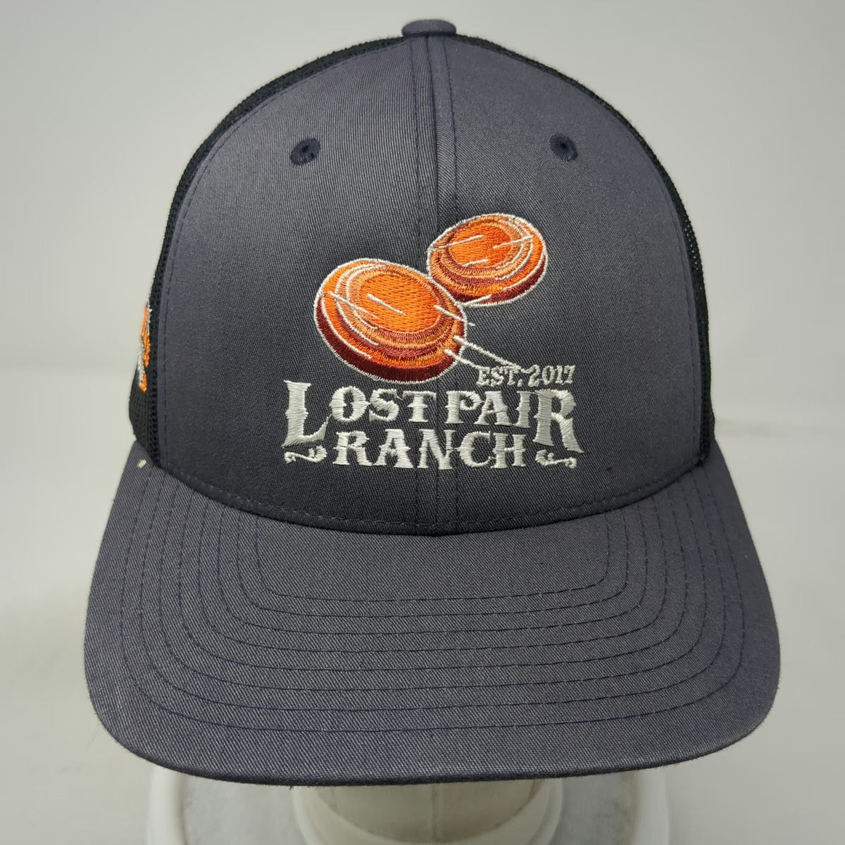 Sport-Tek Trucker Hat Gray One Size Lost Pair Ranch Sporting Clays Washington