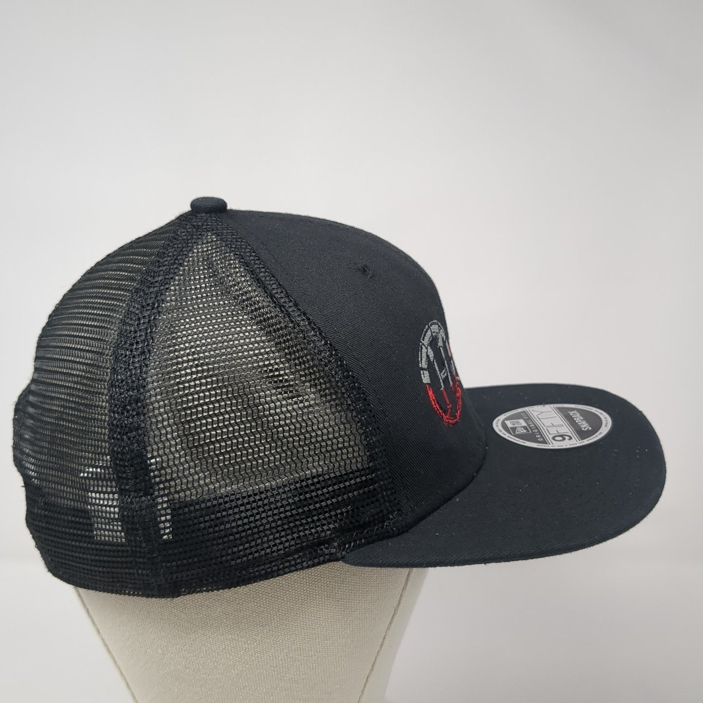 Hargan Insulation Service Trucker Hat Black OS Adjustable Mesh Back New Era
