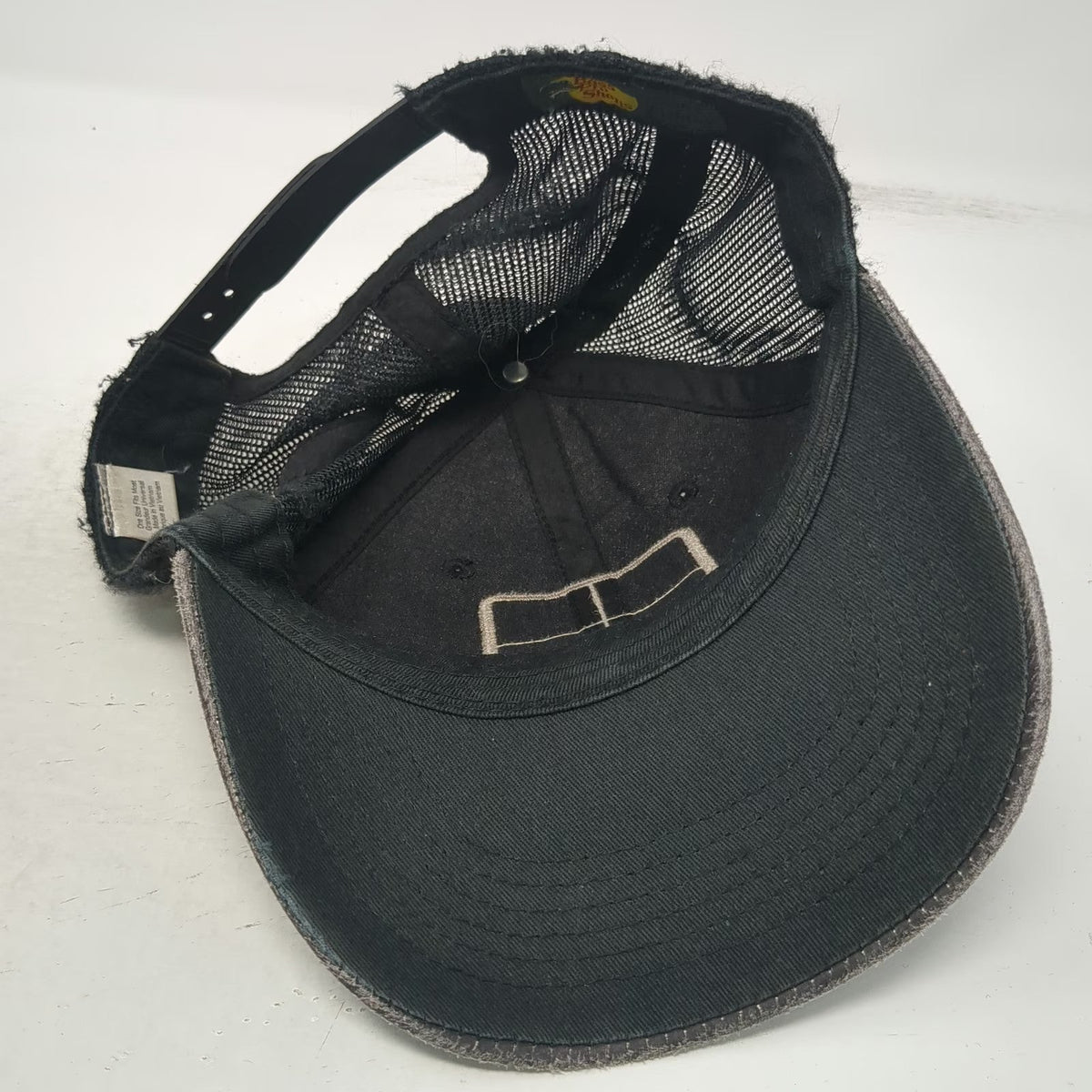 Bass Pro Shops Trucker Hat Gray One Size Mesh Back Patch Graphic Fishing Goods