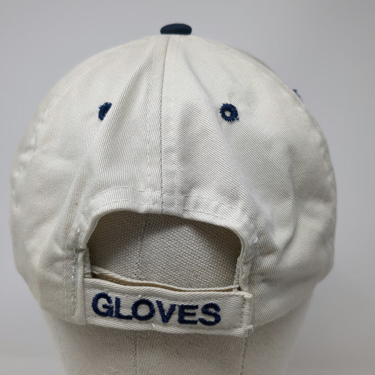 Crespo Pro Series Gloves Baseball Cap Beige Blue Red One Size Strapback Hat