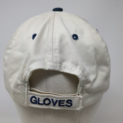 Crespo Pro Series Gloves Baseball Cap Beige Blue Red One Size Strapback Hat