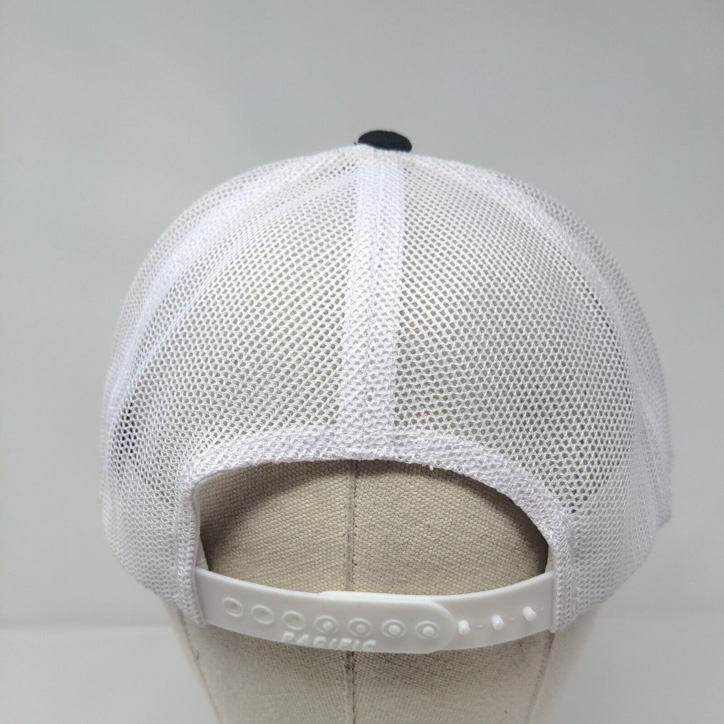 Westland Snapback Trucker Hat Black OS Adjustable Mesh Back Pacific Headwear