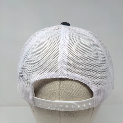 Westland Snapback Trucker Hat Black OS Adjustable Mesh Back Pacific Headwear