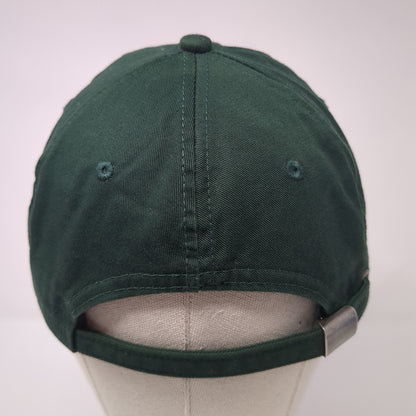 Western Slideback Hat Green One Size Adjustable Embroidered K-Products Vintage