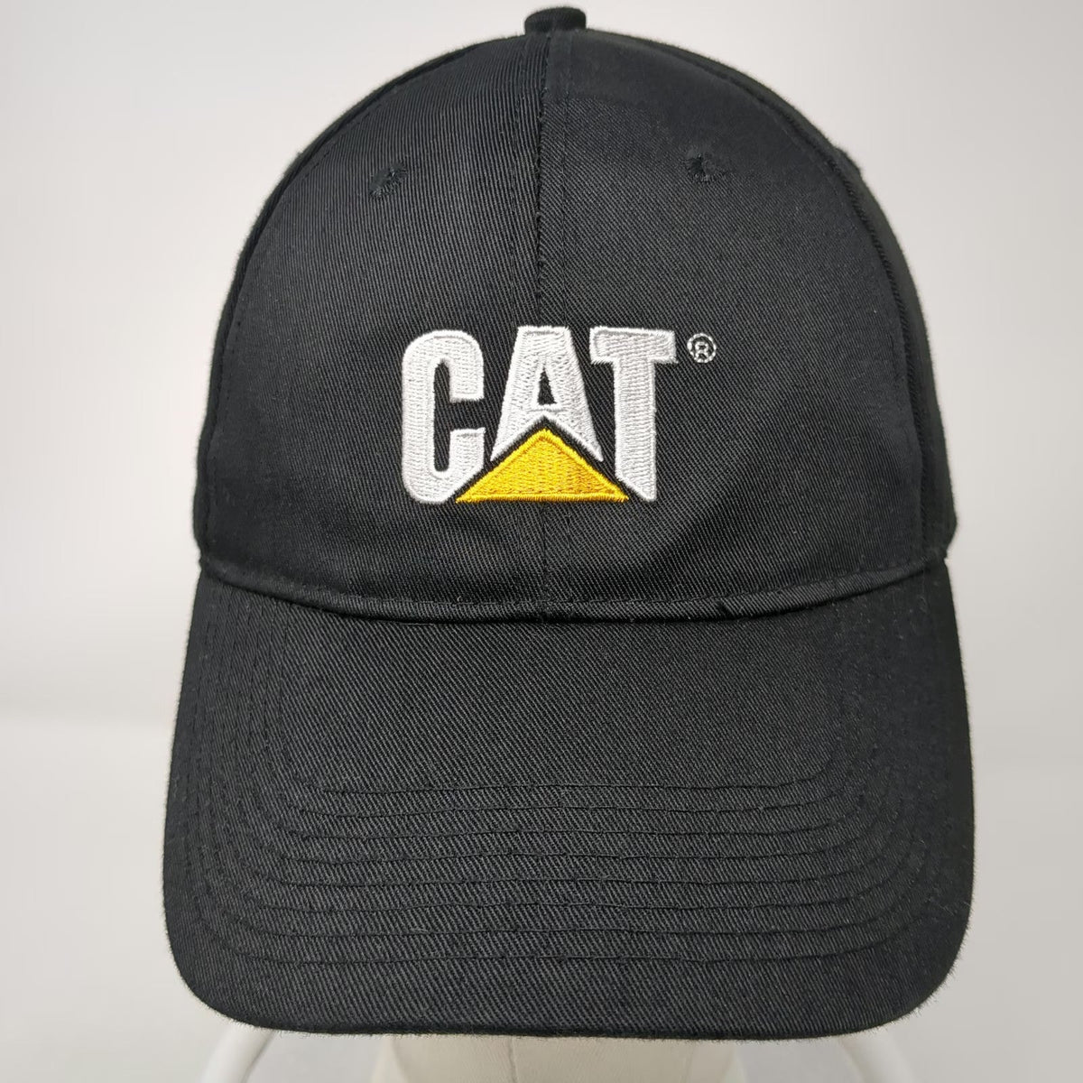 Caterpillar CAT MineStar Logo Baseball Cap Black One Size Slideback Hat
