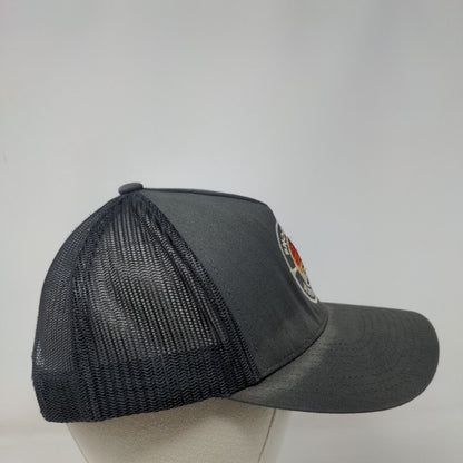 Snoqualmie Wahington Snapback Trucker Hat Gray OS Mesh Back The Classics Yupoong