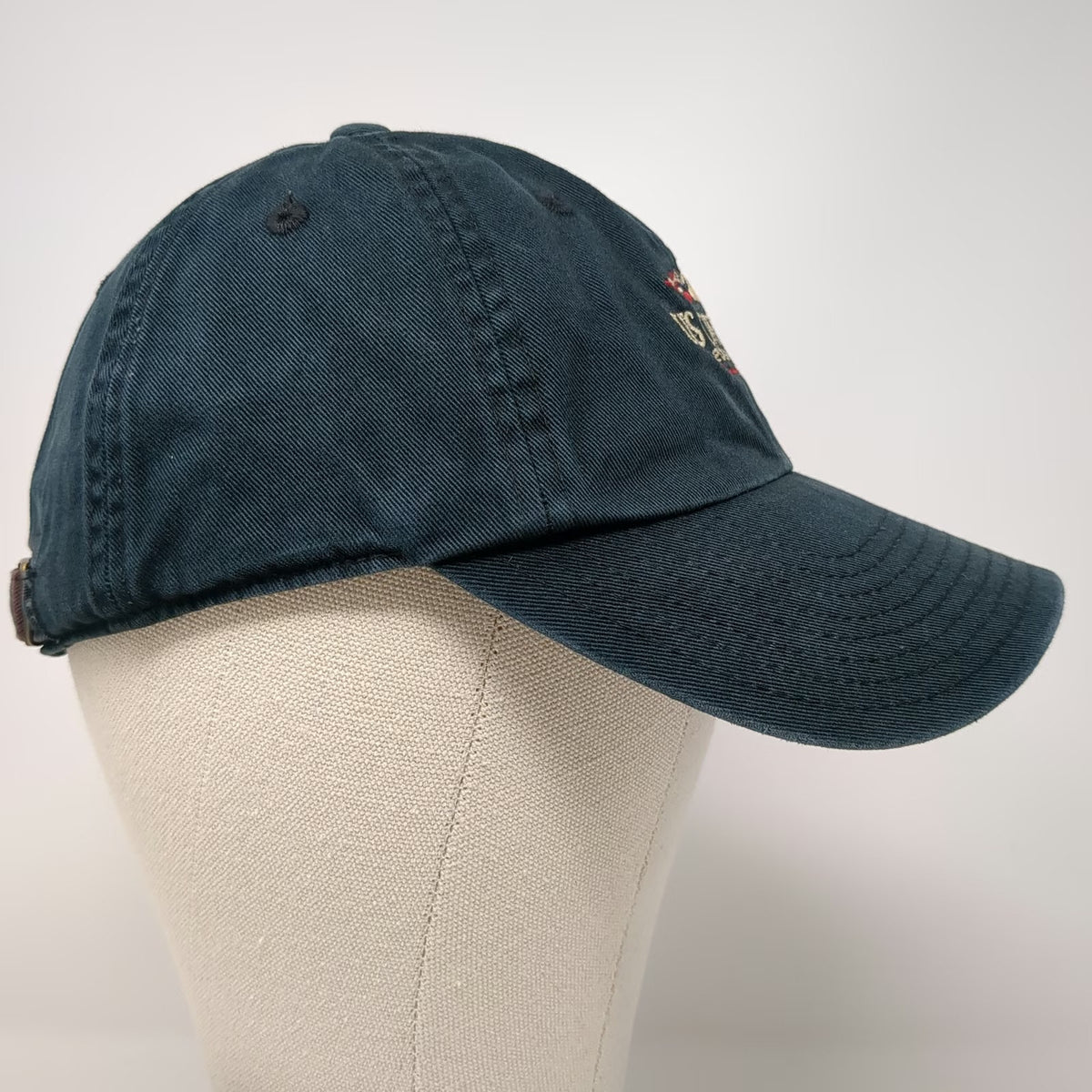 American Needle Baseball Cap Blue One Size US Open 2010 Cotton Slideback Hat