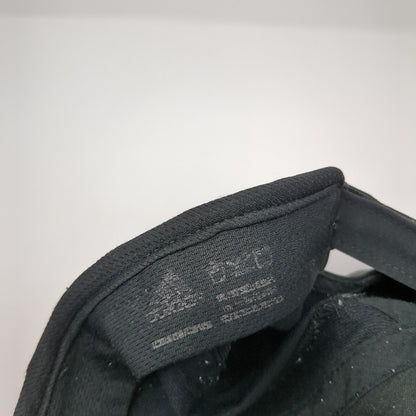 Adidas Strapback Hat Black One Size Adjustable Embroidered Breathable Mesh