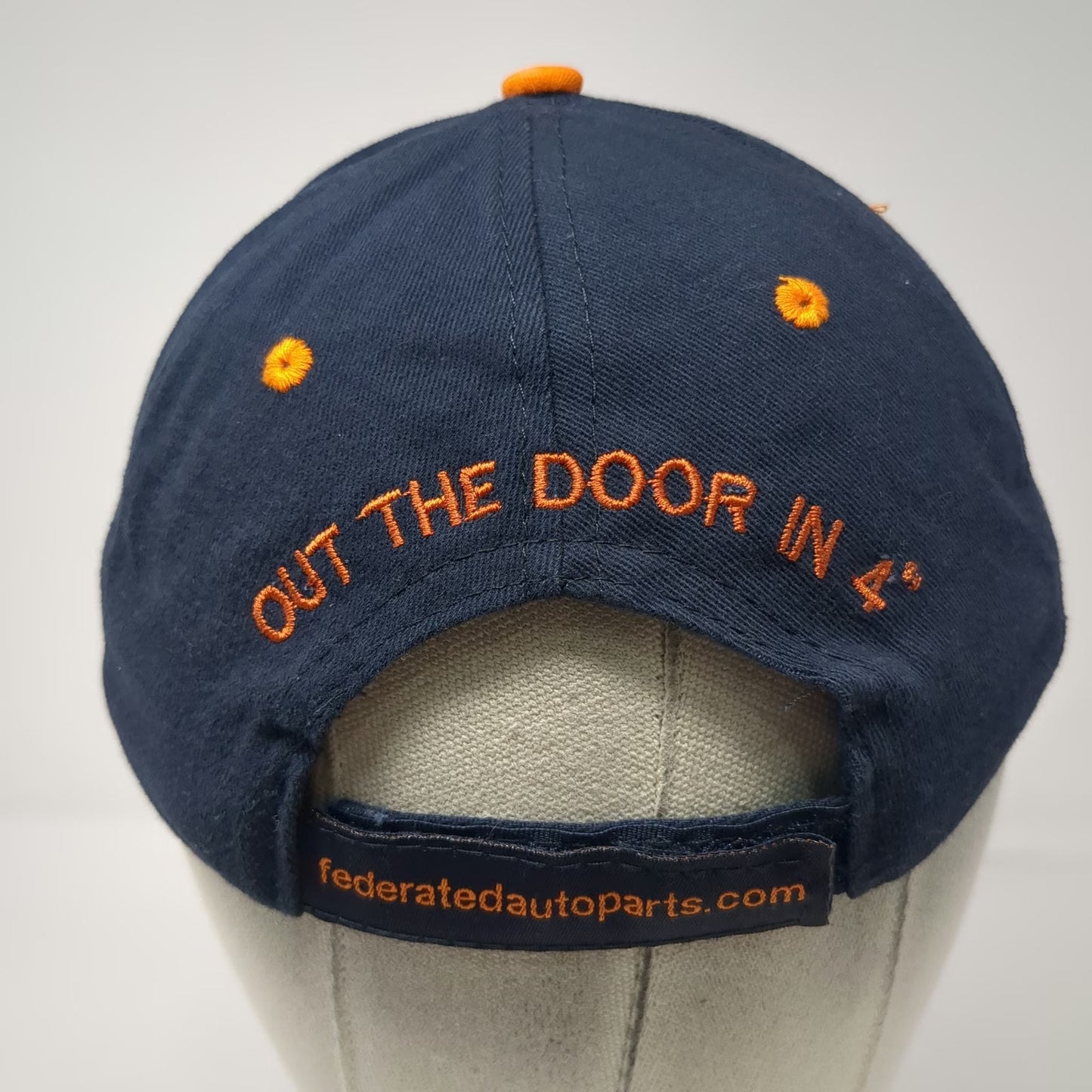 Federated Baseball Cap Blue One Size Racing SMP Out The Door In 4 Strapback Hat