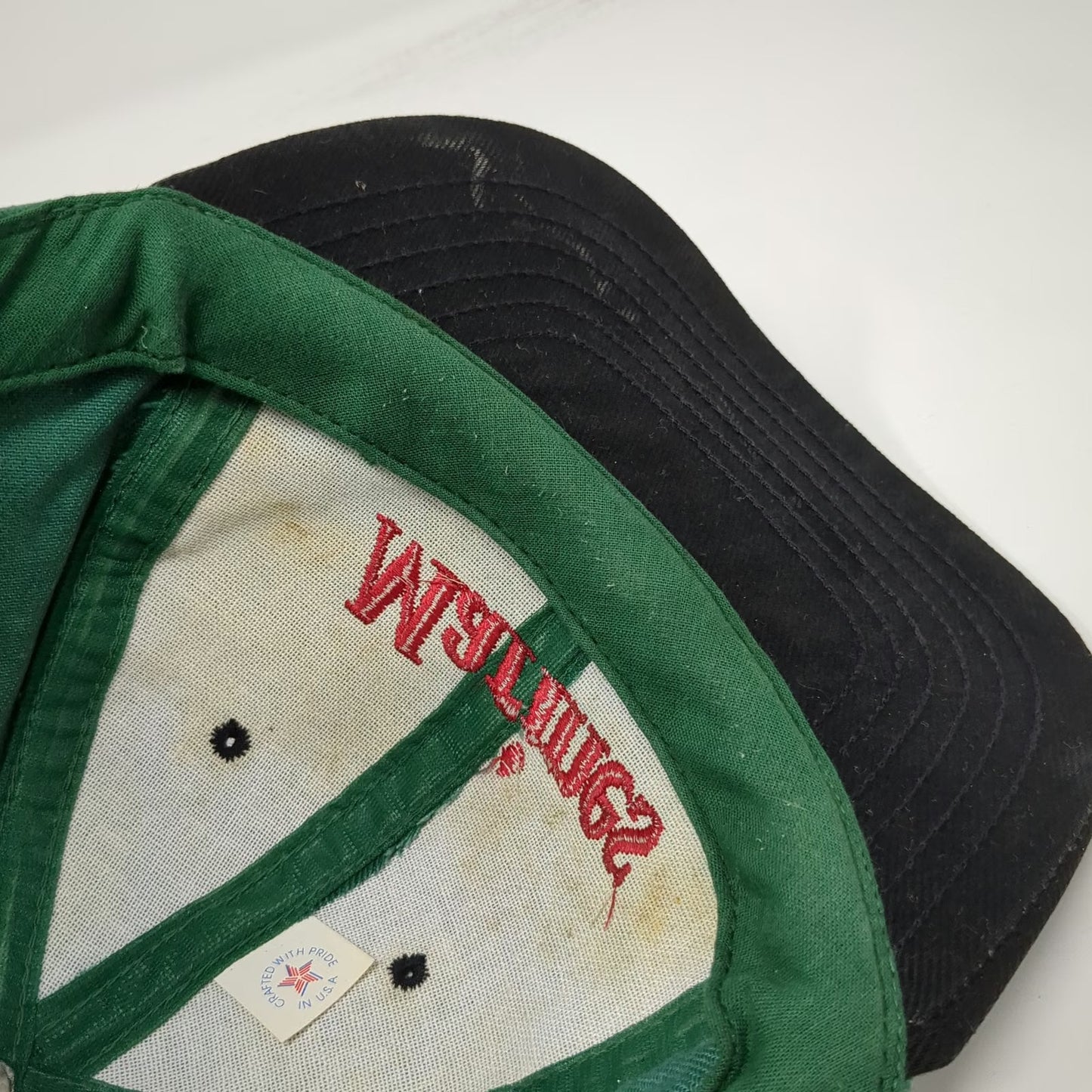 Marines Green Snapback Hat Vintage USA Made The Chance Is Forever Embroidery