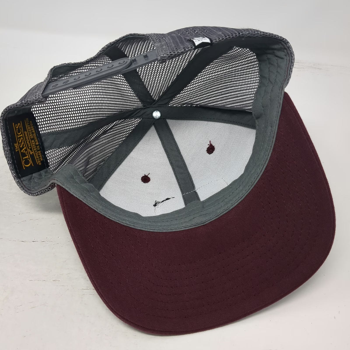 Salty Crew Red Baseball Cap One Size Mesh Back Snapback Patch Hat Adjustable