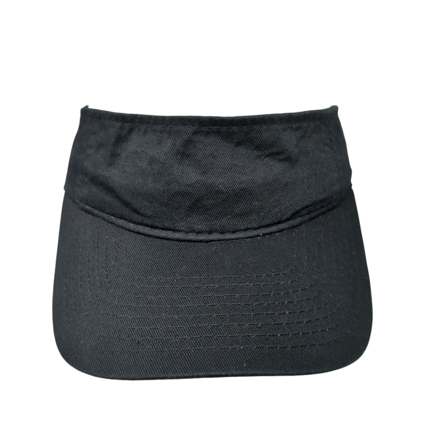 Outdoor Cap Strapback Gol Sun Visor Hat Black One Size Adjustable Solid Blank