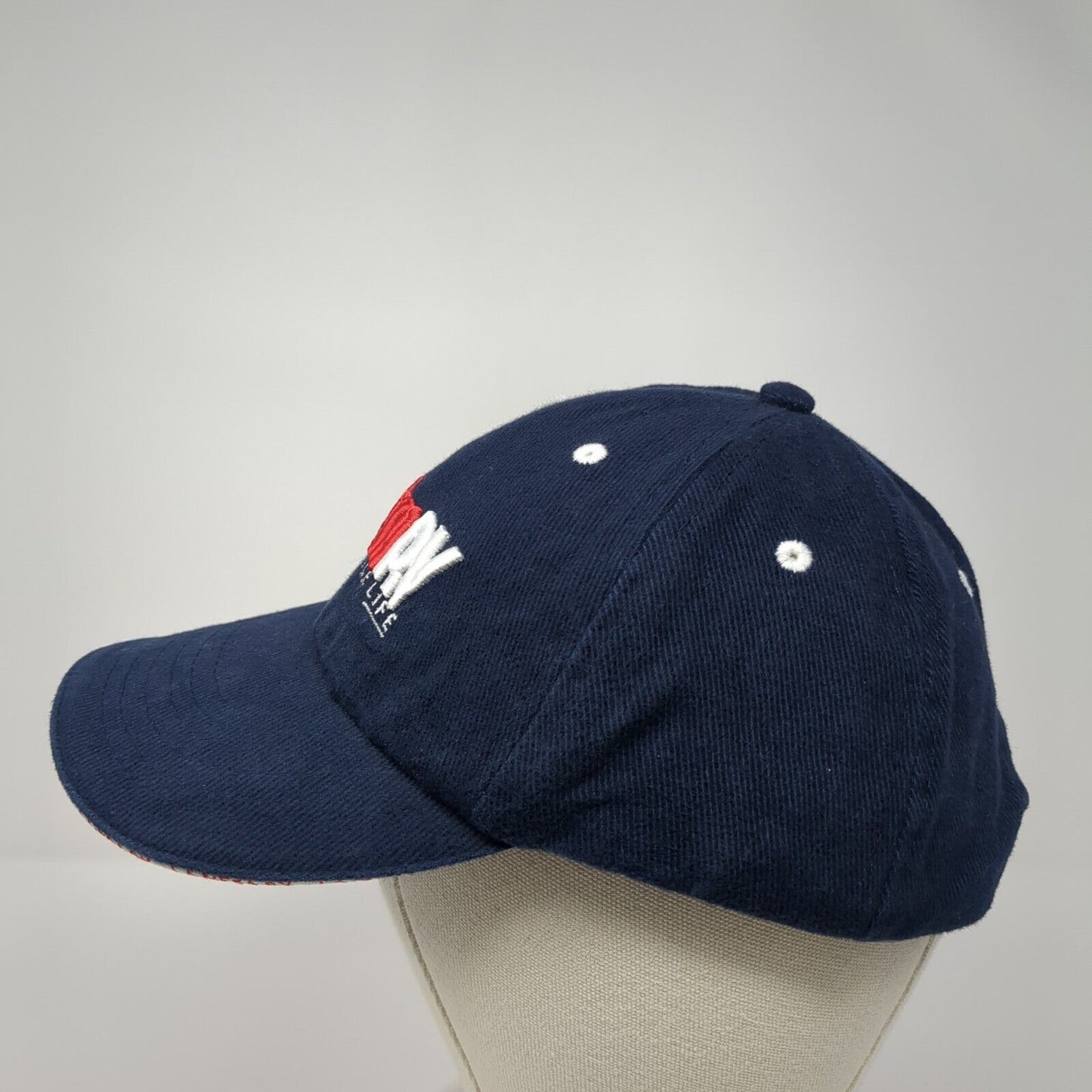 LaMesa RV Experience Life Slideback Baseball Cap Blue OS Adjustable 6 Panel