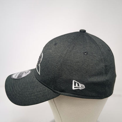 Colorado Rockies MLB New Era Baseball Cap Gray M Metallic Logo Stretch Fit Hat