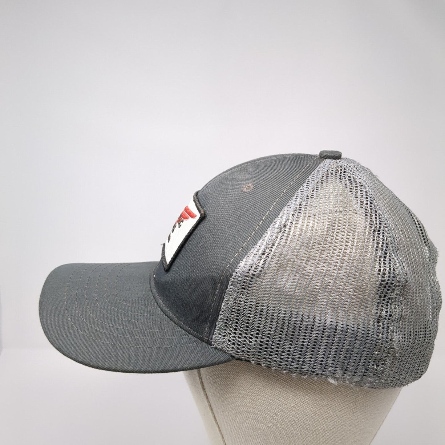 Red Wing Shoes Est 1905 Snapback Trucker Hat Gray One Size Adjustable Mesh Back