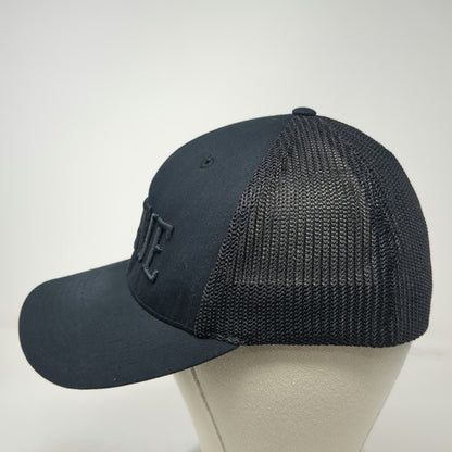 Richardson Baseball Cap Black Hat M Mesh Flexfit 110 Rogue Star Embroidery Logo