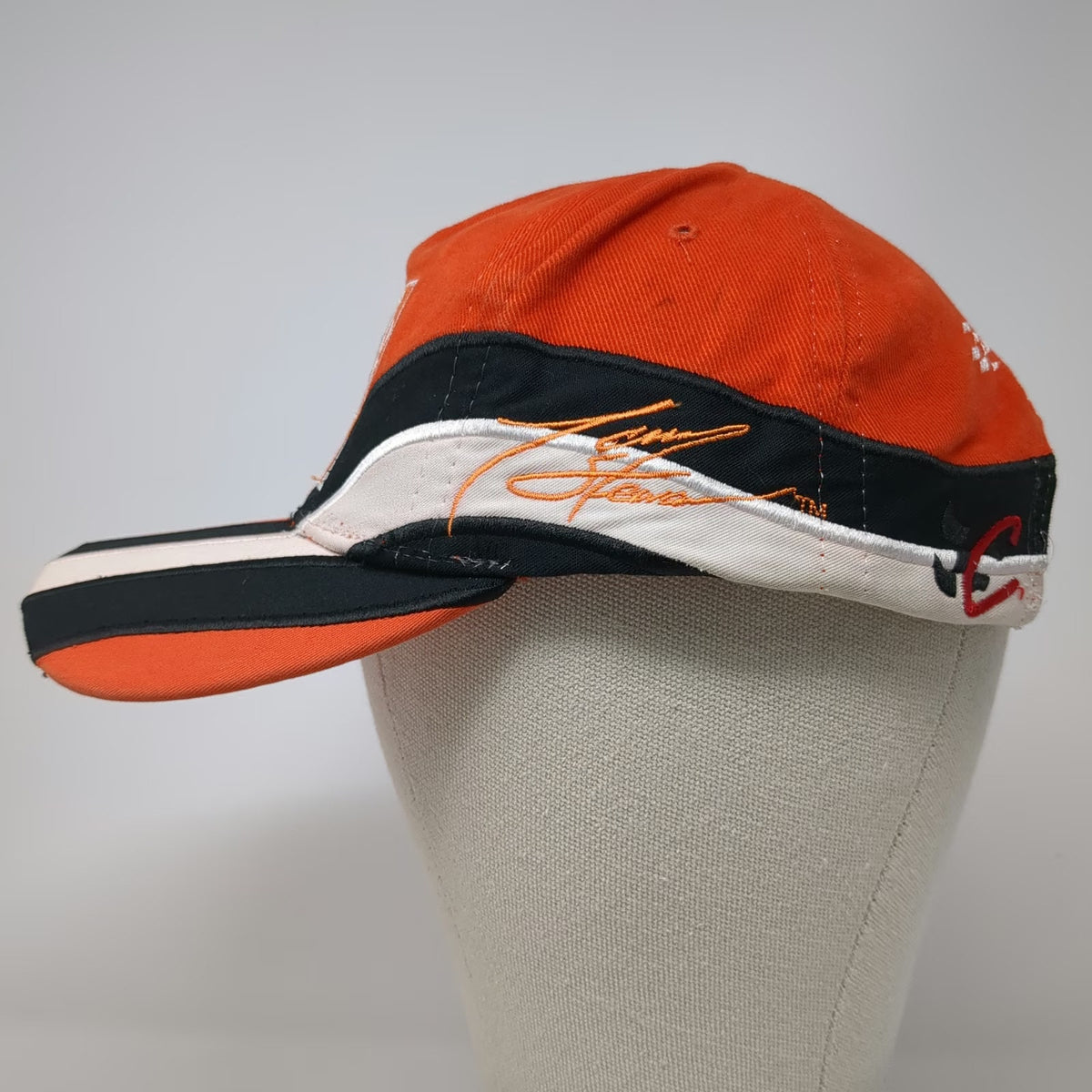 Chase Authentics Tony Stewart NASCAR Home Depot 20 Snapback Hat Orange One Size