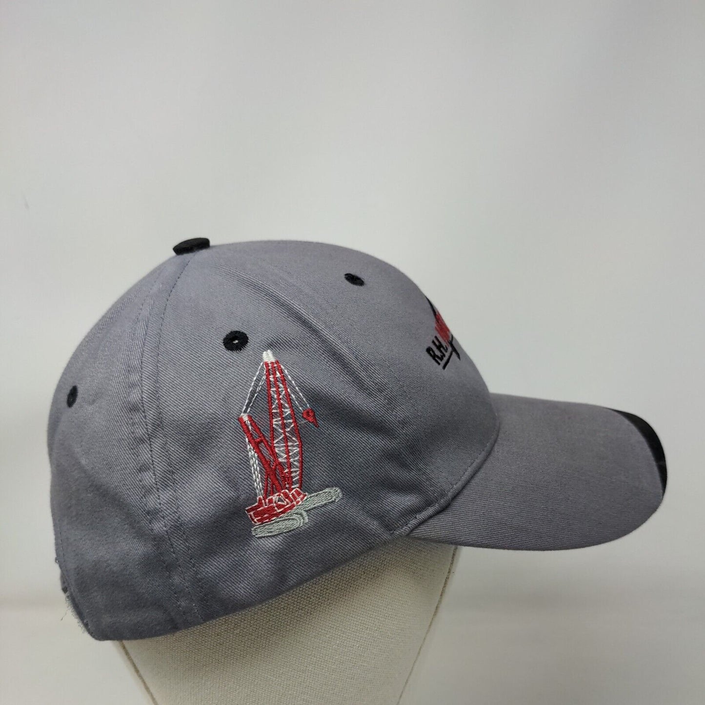 RH Marlin Inc. Crane Potain Igo Rental Strapback Hat Gray One Size Cap America